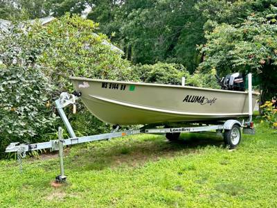 AlumaCraft, V14 boat & 2023 Mercury, 25ELHPT motor