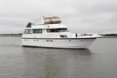 54 Hatteras Motor Yacht 1988 New Interior Loaded. Only 1500 hours