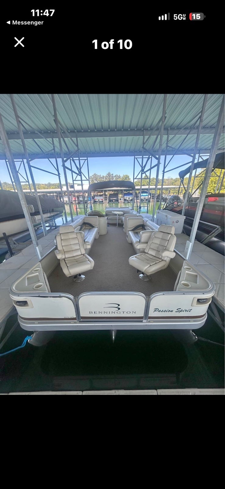 2003 bennington for sale in Port of kimberling marina